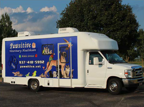 photo of Pawsitive Mobile Vet van