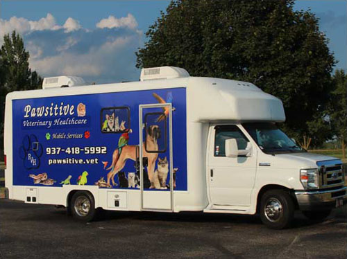 Mobile Vet Clinic Serving Miami County Pawsitive Veterinary
